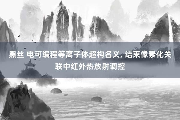 黑丝 电可编程等离子体超构名义， 结束像素化关联中红外热放射调控